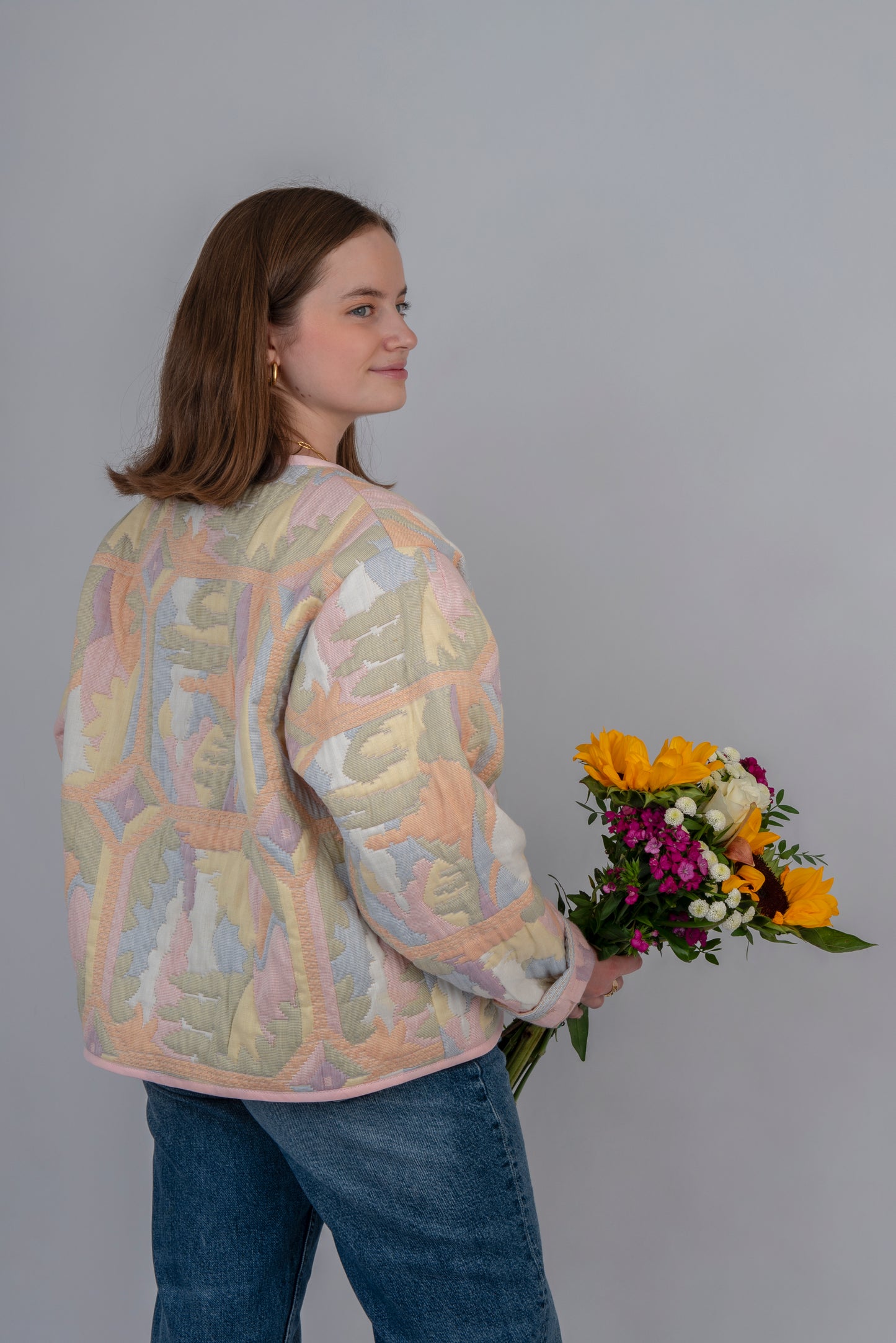 La veste Londres rose