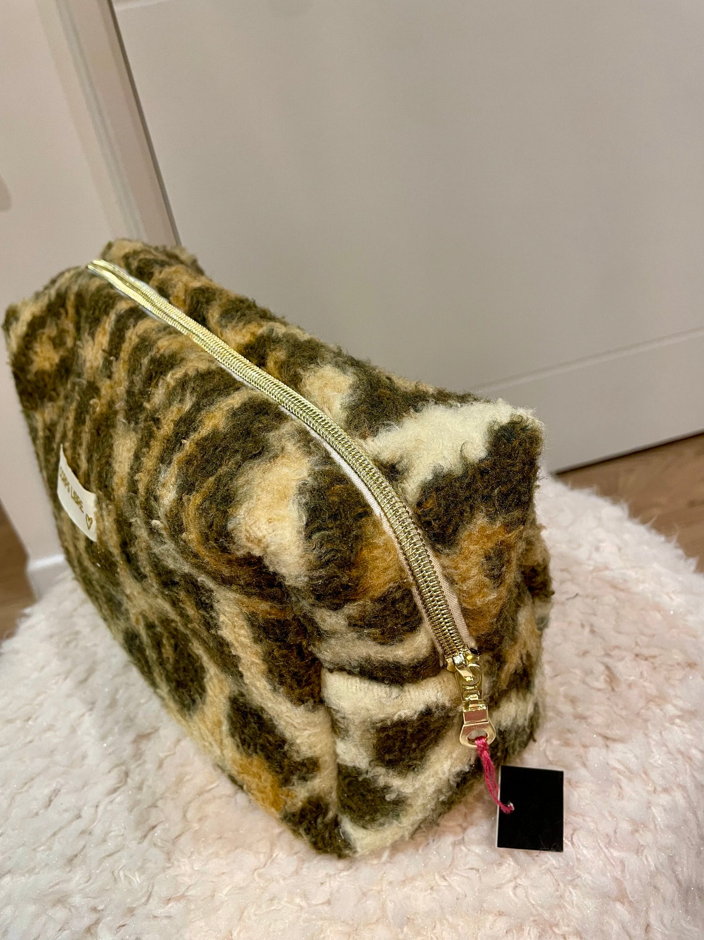 Trousse de toilette Héraklion léopard marron