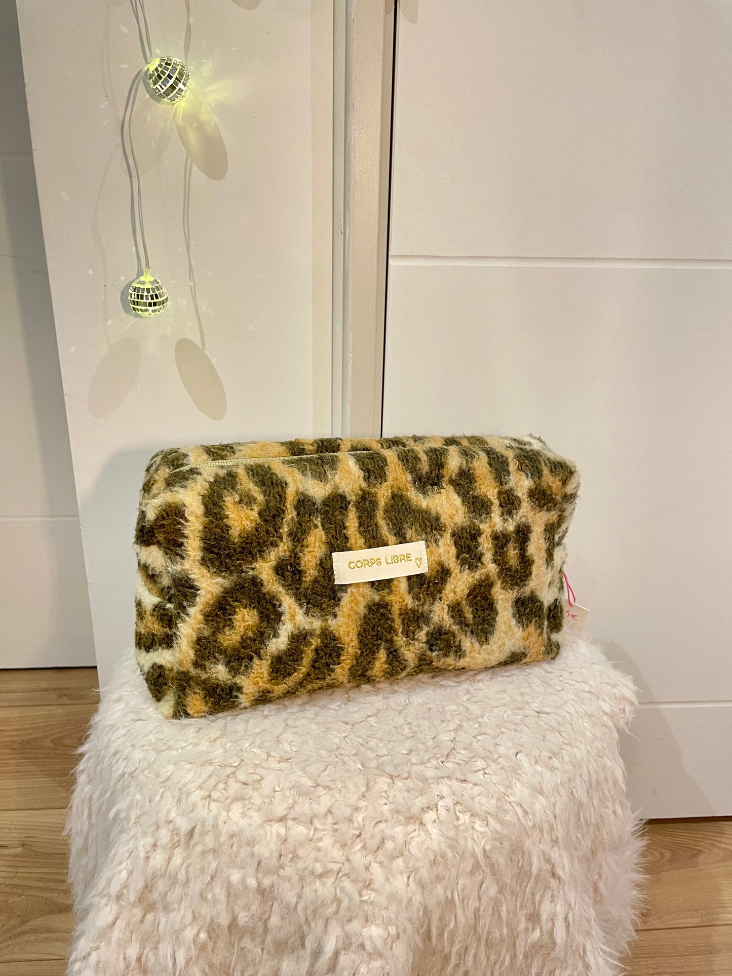 Trousse de toilette Héraklion léopard marron