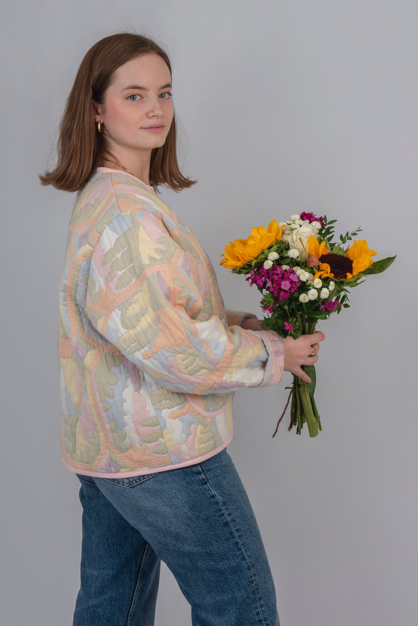 La veste Londres rose