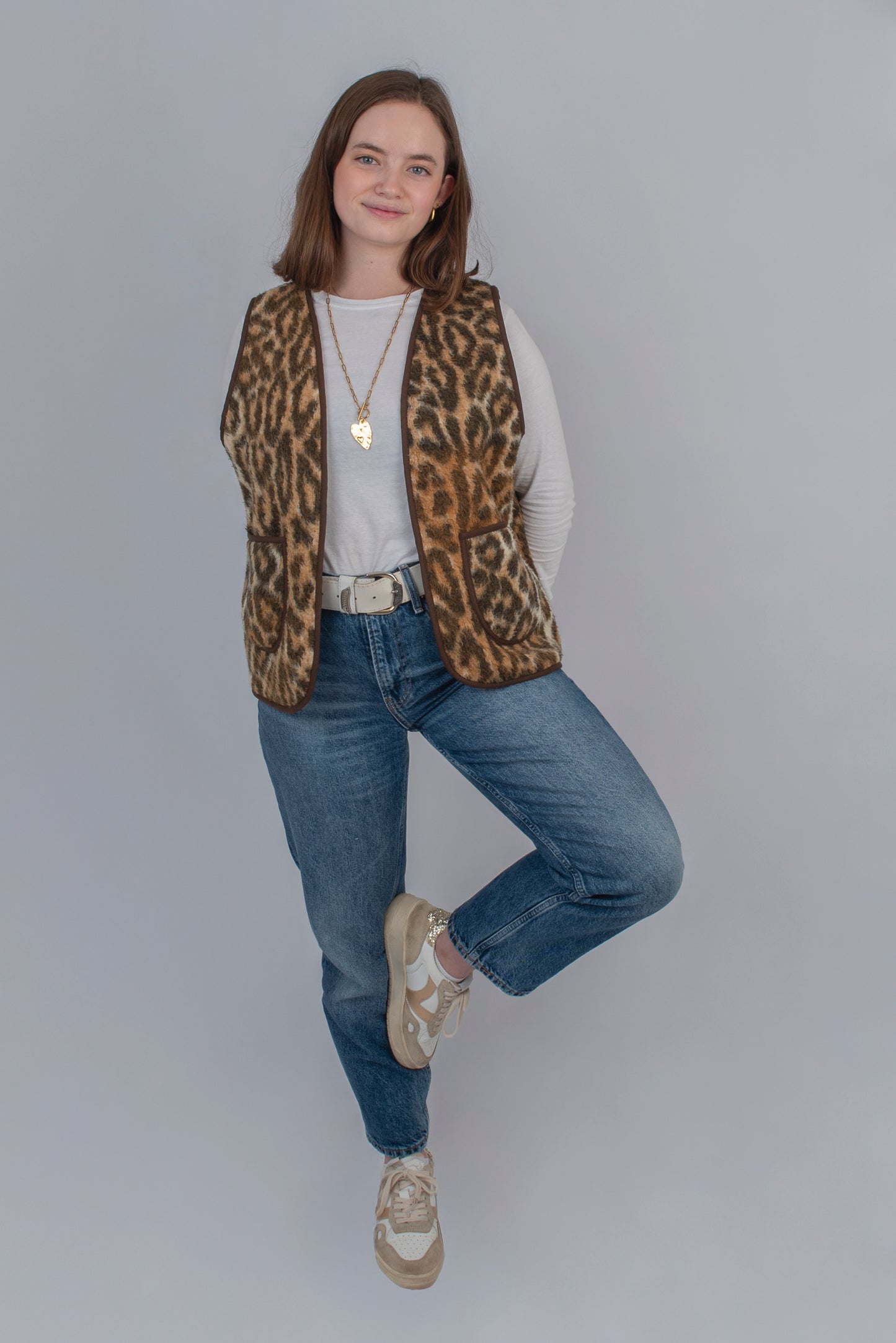 La veste Dublin léopard