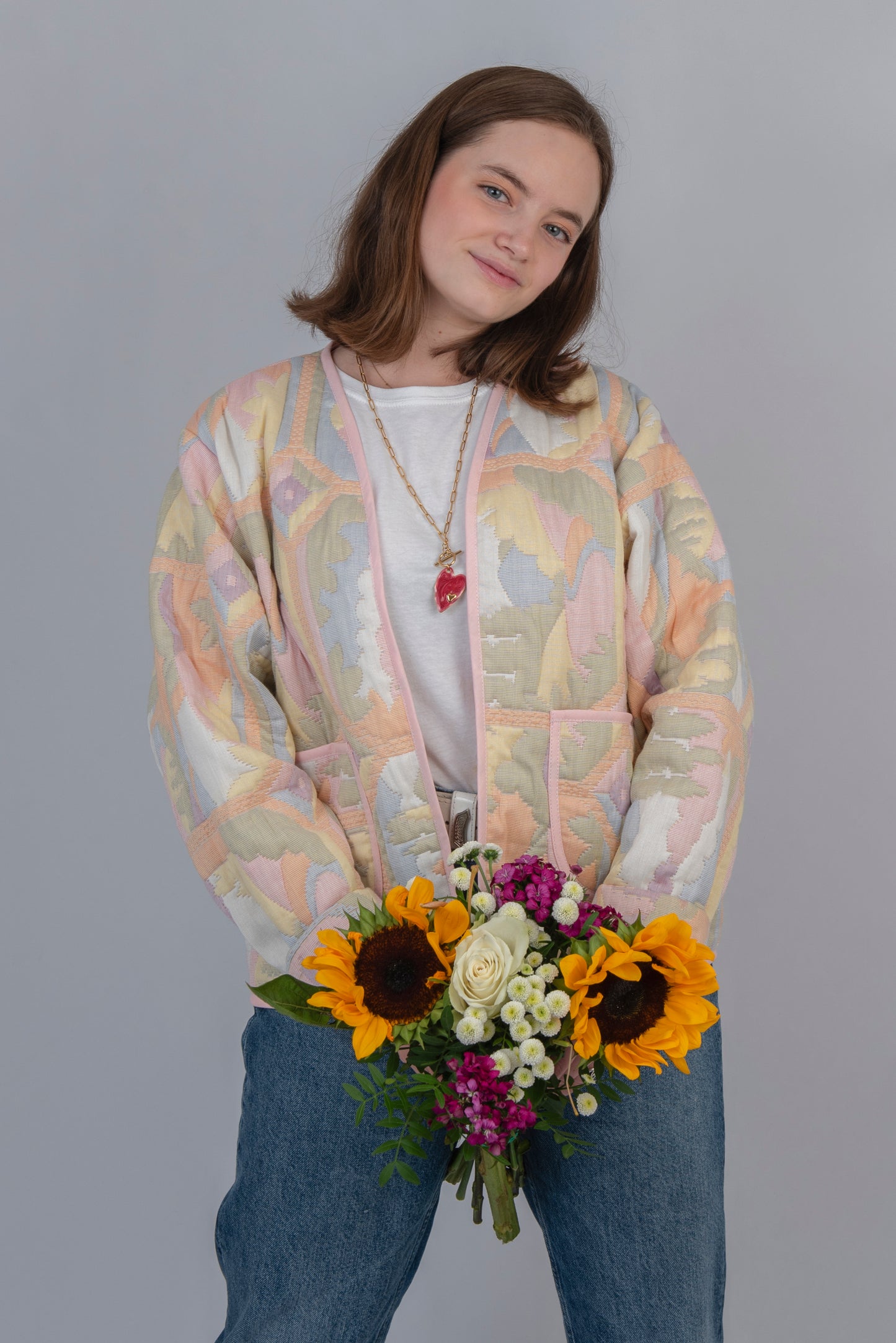 La veste Londres rose